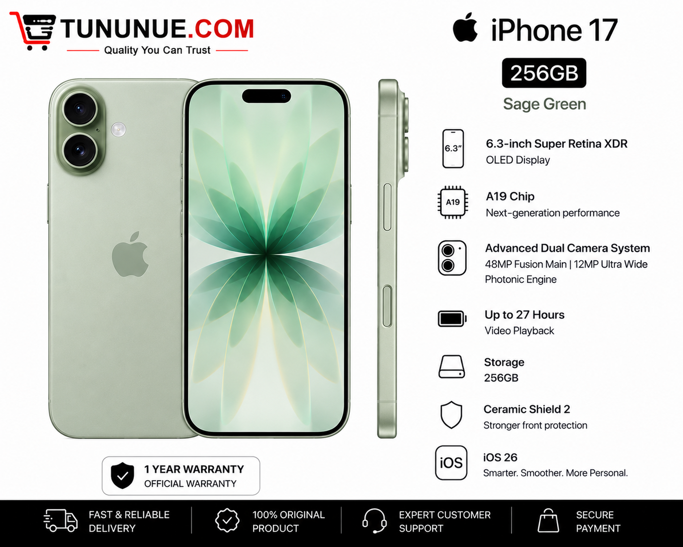 Apple iPhone 17 256GB Brand New