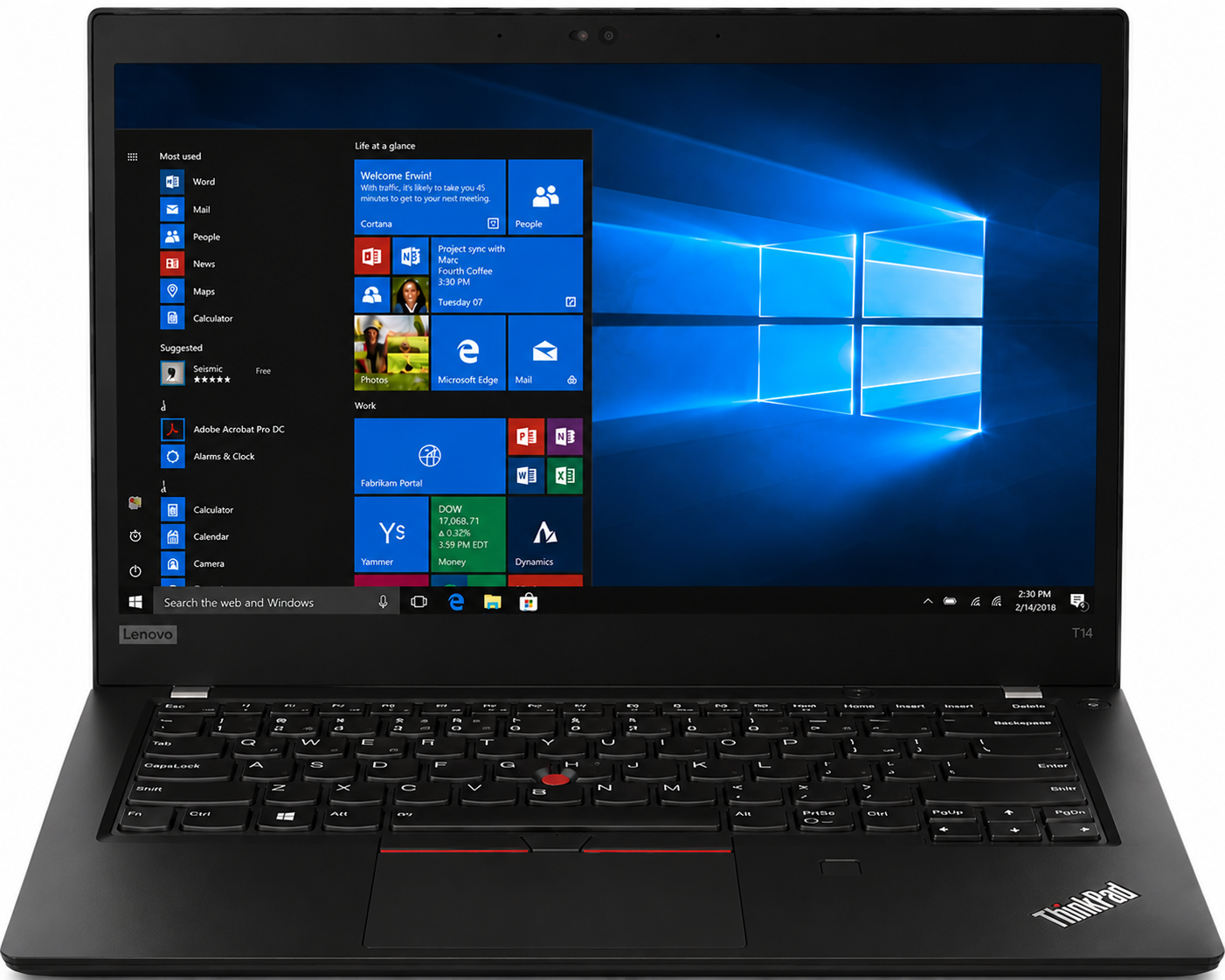 Lenovo ThinkPad T14 Gen 1 Core i5 8GB RAM 256GB SSD - Refurbished