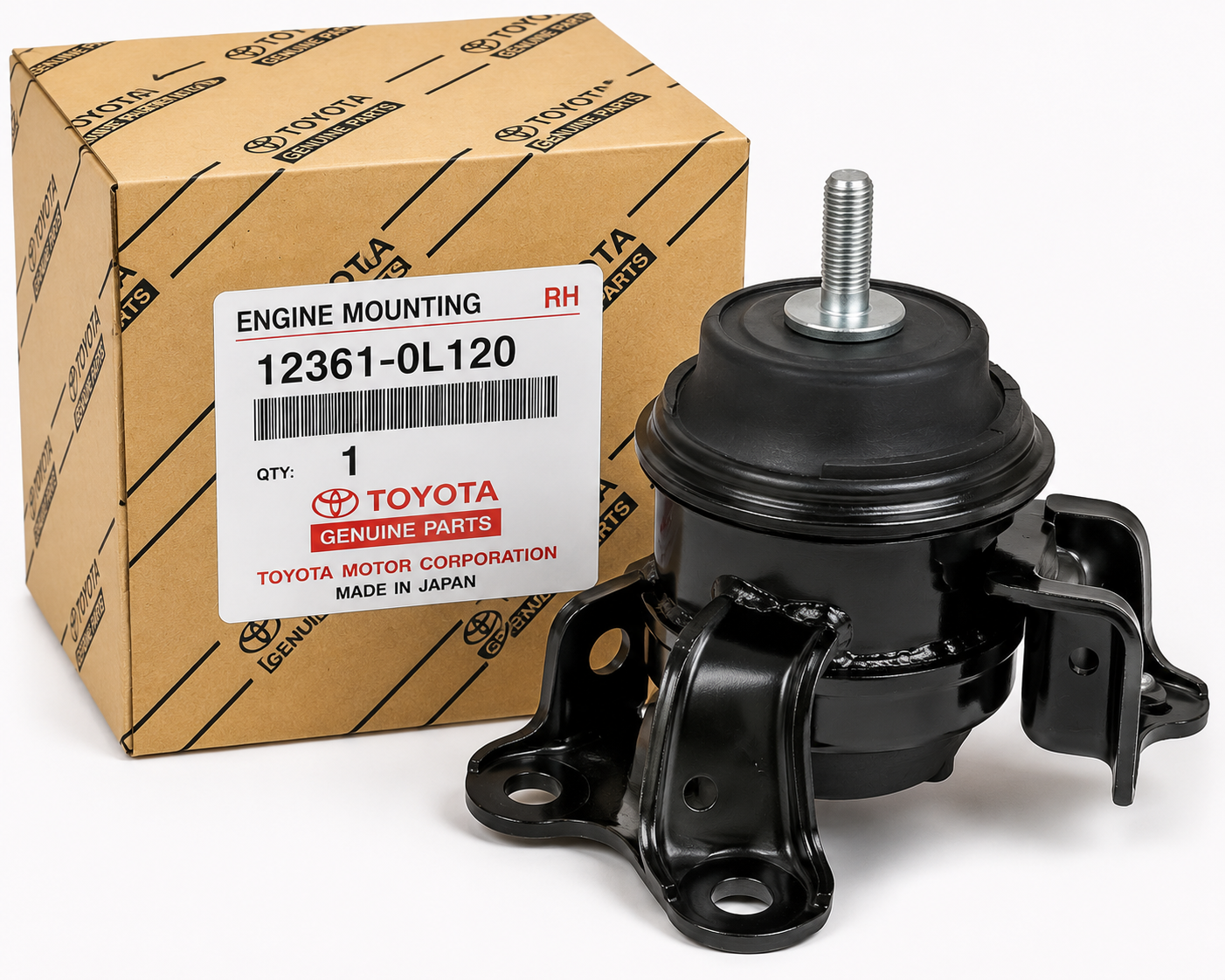 OEM Toyota Engine Mounting RH 12361-0L120 Prado GDJ150 2.8L 1GD-FTV