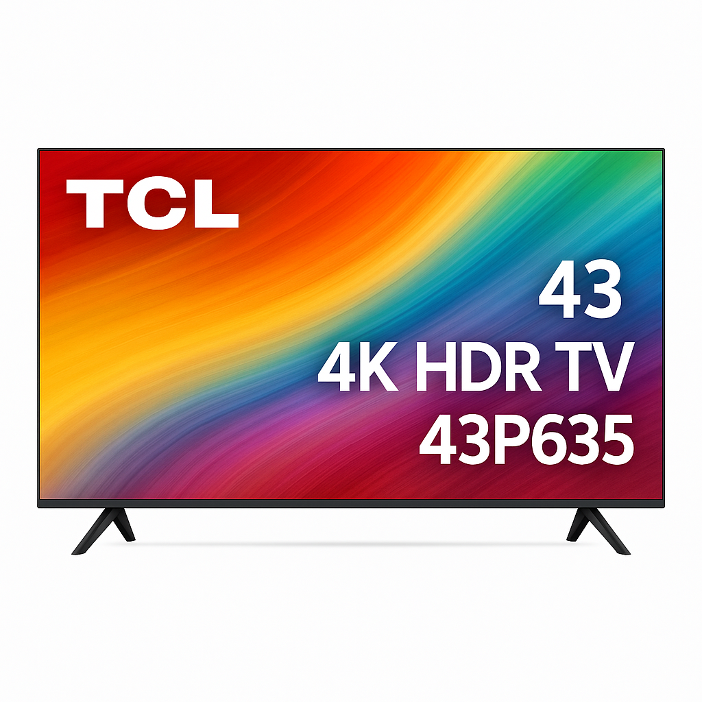 TCL 43P635 43 Inch 4K HDR Smart TV