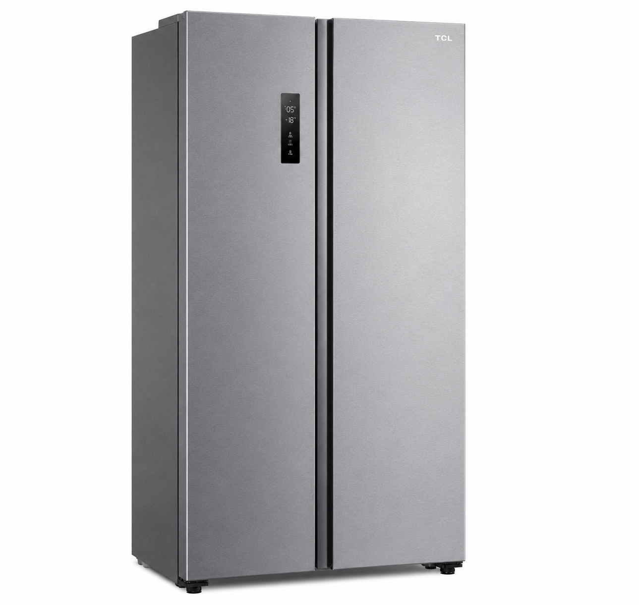TCL P635SBSS 505L Side-by-Side No Frost Refrigerator