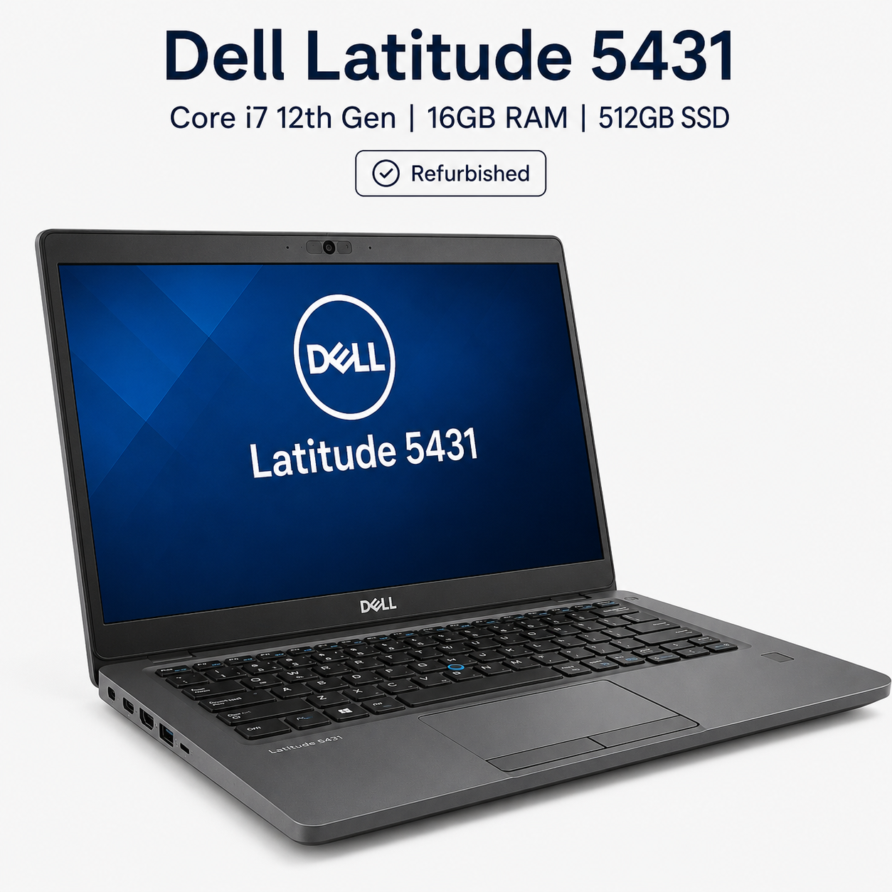 Dell Latitude 5431 Core i7 12th Gen 16GB RAM 512GB SSD - Refurbished