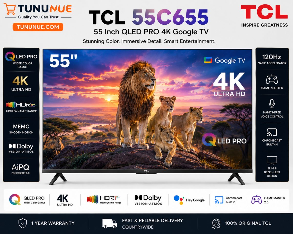 TCL 55C655 55 Inch QLED PRO 4K Google TV