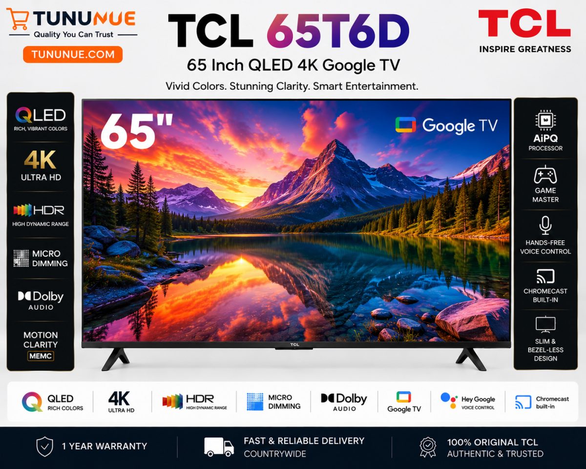 TCL 65T6D 65 Inch QLED 4K Google TV