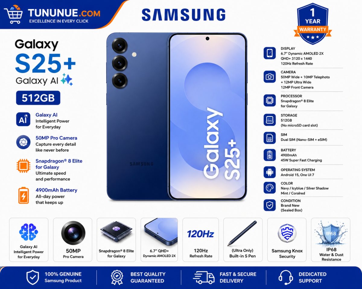 Samsung Galaxy S25+ 512GB Brand New