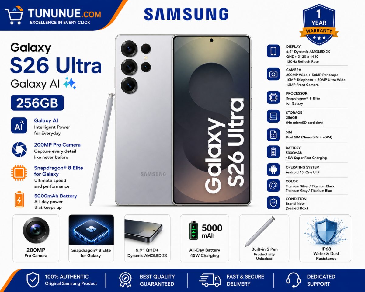 Samsung Galaxy S26 Ultra 256GB Brand New