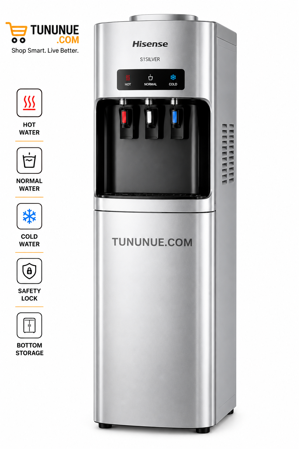 Hisense S1SILVER Water Dispenser