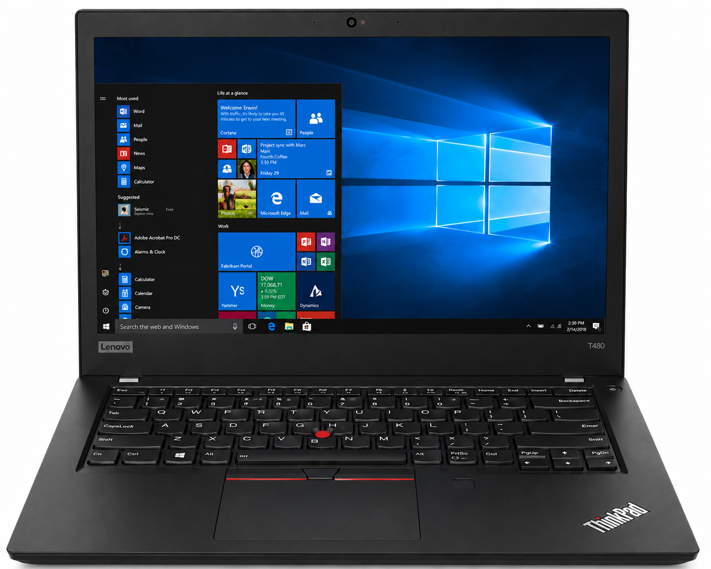 Lenovo ThinkPad T480 Core i7 16GB RAM 512GB SSD - Refurbished